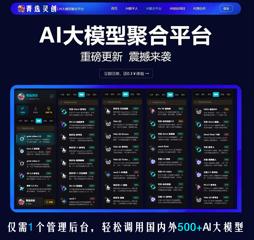 菁选灵创多模态视频渲染工坊